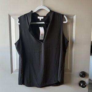 Calvin Klein Charcoal Sleeveless Blouse